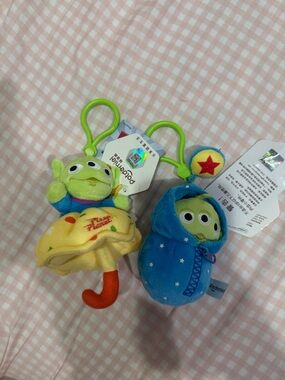 Toy Story Alien Plush Keychain Set of 2